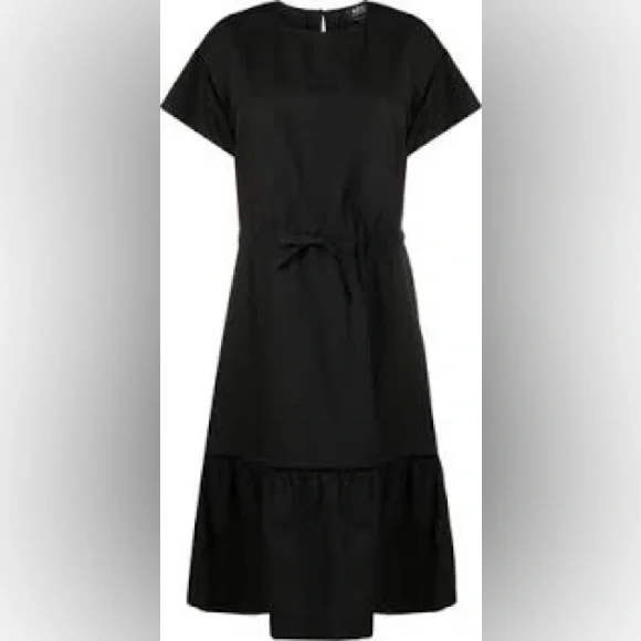 A.P.C. Classic Black Midi Dress